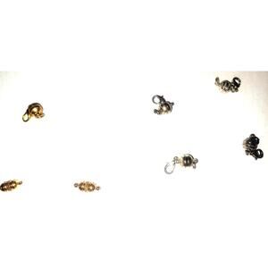 7 Pc Stainless Steel- 2 Oblong Gold- 1 Gold- 4 Silver Barrel Magnetic Extenders